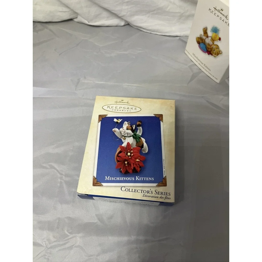 Hallmark Keepsake Mischievous Kittens Ornaments Lot of 4 Series in Packaging